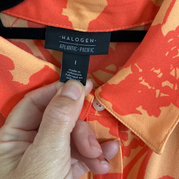 NWT Halogen Atlantic Pacific Coral Cathy Dress - Picture 3 of 8